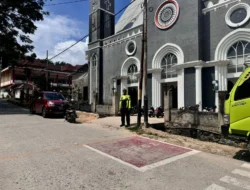 Patroli Minggu Pagi di Mamasa, Sat Lantas Hadir Jaga Kelancaran Ibadah dan Lalu Lintas