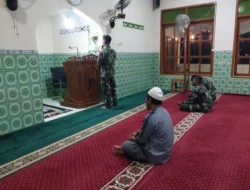 Personel Satgas TMMD Kumandangkan Adzan Subuh, Wujudkan Kebersamaan dengan Warga*