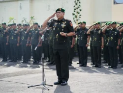 Ziarah Rombongan HUT Ke – 60 Korem 074/Warastratama, Di Pusatkan Di Taman Makam Pahlawan (TMP) Kusuma Bhakti Surakarta