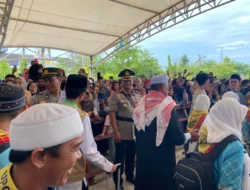 Kapolres Polman Hadiri dan Amankan Pemberangkatan Jamaah Haji Kloter 11 Tahun 2026