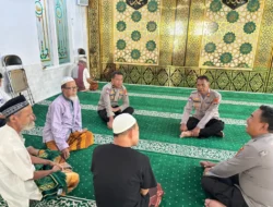 Perkuat Sinergi Kamtibmas, Sat Binmas Polres Majene Silaturahmi dengan Tokoh Agama dan Masyarakat di Masjid Raudhatul Amin