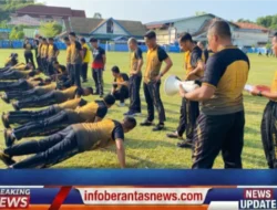 Jaga Fisik Tetap Prima, Personel Polres Majene Jalani Tes Kesamaptaan Semester I 2026