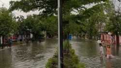 Hujan Singkat Guyur Polewali, Genangan Air Kembali Terjadi di Sejumlah Titik