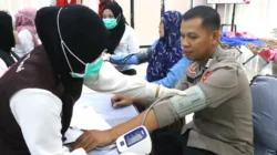 Donor Darah Warnai Hari Bakti Perbendaharaan 2026, Personel Polres Majene Turut Ambil Bagian