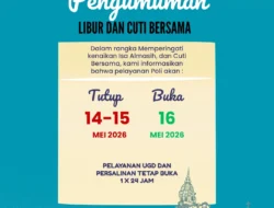 Puskesmas Tutar Tetap Siaga Layani UGD dan Persalinan 24 Jam Selama Libur dan Cuti Bersama Kenaikan Isa Almasih