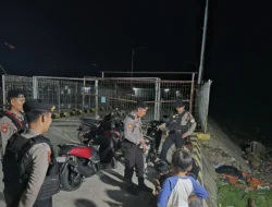 Hadir Beri Rasa Aman, Sat Samapta Polres Majene Dialog Langsung dengan Warga Saat Patroli Malam