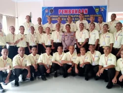 Hadiri Diksar Gada Pratama, Kasat Binmas Polres Majene Bekali Peserta dengan Materi Turjawali