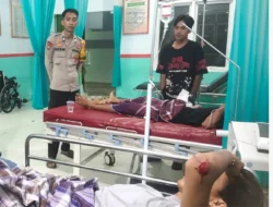 Respons Cepat Polsubsektor Tubo Sendana Tangani Kecelakaan di Jalur Trans Sulawesi Desa Onang