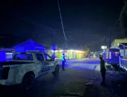 Patroli Blue Light Satlantas Polres Majene Sisir Kota, Antisipasi Kriminalitas Jalanan di Malam Hari