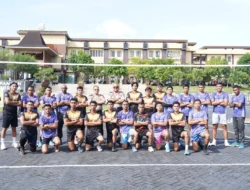 Grand Final Pertandingan Bola Voli Satker Polda Sulbar: Brimob dan Polres Mateng Beradu Sengit Rebut Gelar Juara 