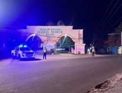 Blue Light Patrol Satlantas Polres Majene Sisir Jalan Protokol, Antisipasi Kriminalitas Malam Hari