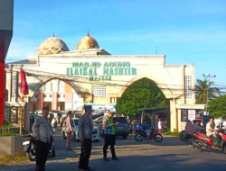 Polres Majene dan Polsek Banggae Kawal Ketat Sholat Idul Adha di Masjid Agung Ilaikal Mashir