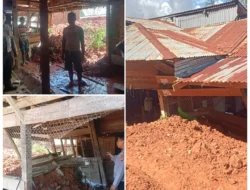 Hujan Deras Picu Longsor di Tabang Barat Mamasa, Satu Rumah Warga Terdampak Material