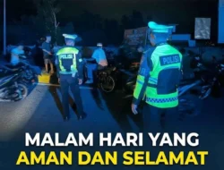 Malam Hari yang Aman dan Selamat, Ditlantas Polda Sulbar Gencarkan Patroli dan Edukasi