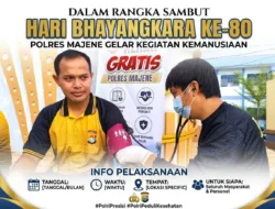 Sambut Hari Bhayangkara ke-80, Polres Majene Gelar Cek Kesehatan Gratis 
