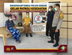 Bhabinkamtibmas Polsek Banggae Gelar Patroli Kesehatan, Dampingi Pengobatan Warga Penderita TB di Tande Timur