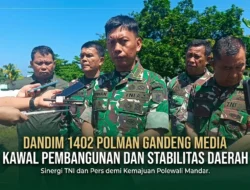 Dandim 1402/Polman Gandeng Media Kawal Pembangunan dan Stabilitas Daerah
