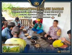 Bhabinkamtibmas Polsek Banggae Sambangi Kelompok Tani Sipatuo, Dorong Peningkatan Hasil Pertanian dan Perkuat Sinergi Keamanan