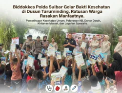 Biddokkes Polda Sulbar Gelar Bakti Kesehatan di Dusun Taruminding, Ratusan Warga Rasakan Manfaatnya