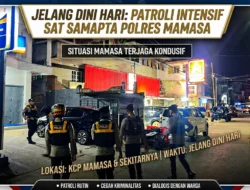Jelang Dini Hari, Sat Samapta Polres Mamasa Gelar Patroli Intensif di Wilayah Mamasa, Situasi Terjaga Kondusif