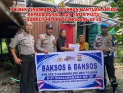 Polsek Tinambung Salurkan Bantuan Sosial kepada Lansia dan Yatim Piatu Sambut HUT Bhayangkara ke-80