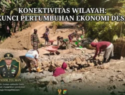 Dandim Polman: Konektivitas Wilayah Kunci Pertumbuhan Ekonomi Desa