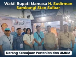 Wakil Bupati Mamasa H. Sudirman Sambangi Stan Sulbar, Dorong Kemajuan Pertanian dan UMKM