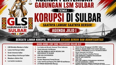 GABUNGAN LSM SULBAR GELAR PERTEMUAN BESAR, SERUKAN PERANG TERHADAP KORUPSI DI SULAWESI BARAT