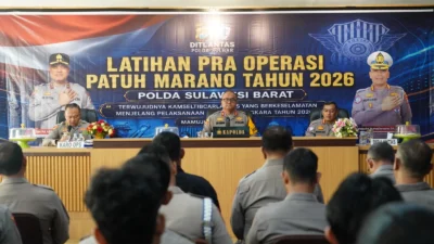 Latpra Ops Patuh Marano 2026, Kapolda Sulbar: Utamakan Inovasi dan Pelayanan, Penegakan Hukum Langkah Terakhir
