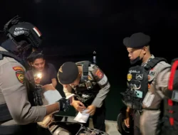 Jaga Stabilitas Keamanan Kota, Samapta Polres Majene Rutin Patroli Kamtibmas