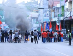 Polres Majene Kawal Aksi Damai SPMM, Pastikan Penyampaian Aspirasi Berjalan Aman dan Tertib