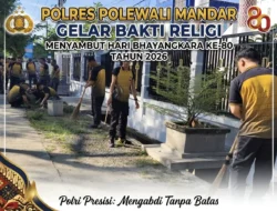 Polres Polewali Mandar Gelar Bakti Religi Sambut Hari Bhayangkara ke-80 Tahun 2026