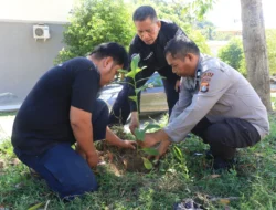 Sambut Hari Bhayangkara ke-80, Wakapolres Majene Pimpin Penanaman Pohon di Ponpes Hidayatullah sebagai Wujud Kepedulian Lingkungan