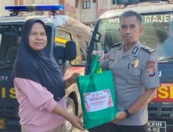 Sambut Hari Bhayangkara ke-80, Polres Majene Salurkan Bantuan Sosial untuk Kaum Dhuafa di Banggae Timur