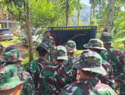 Kodim 1402/Polman Uji Ketahanan Fisik Prajurit Lewat Hanmars 10 Kilometer