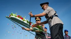 Kapolda Sulbar Pimpin Tabur Bunga di Pangkalan Polairud, Jaga Warisan Perjuangan Maritim