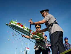 Kapolda Sulbar Pimpin Tabur Bunga di Pangkalan Polairud, Jaga Warisan Perjuangan Maritim