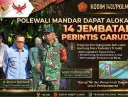 Dandim: Polewali Mandar Dapat Alokasi 14 Jembatan Perintis Garuda