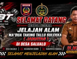 Desa Saluallo Siap Sambut Peserta RBT Jelajah Alam “Ma’Dua Taking Tallu Sulekka (Jamatas)”