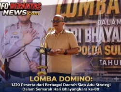 Kapolda Sulbar Buka Lomba Domino: 1.120 Peserta dari Berbagai Daerah Siap Adu Strategi Dalam Semarak Hari Bhayangkara ke‑80