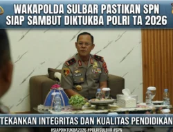 Wakapolda Sulbar Pastikan SPN Siap Sambut Diktukba Polri TA 2026, Tekankan Integritas dan Kualitas Pendidikan