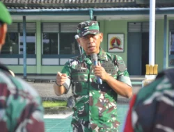 Masuk Musim Kemarau, Dandim Polman Instruksikan Babinsa Gencarkan Imbauan Cegah Karhutla