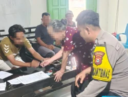 Bhabinkamtibmas Polsek Banggae Mediasi Sengketa Lahan Warga, Perselisihan Berakhir Damai Lewat Jalur Kekeluargaan