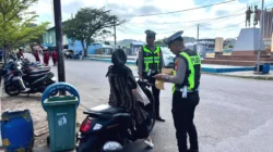 Satlantas Polres Majene Gencarkan Patroli Hunting System, Pengendara Yang Terjaring Diberi Teguran dan Edukasi