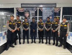 Patroli Malam Sat Samapta Polres Majene Pastikan Keamanan Rutan Kelas IIB Tetap Terjaga 