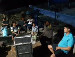 Bhabinkamtibmas Polsek Pamboang dan Babinsa Kompak Patroli Dialogis Malam Hari, Perkuat Sinergi Jamin Keamanan Warga