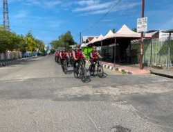 Humanis dan Edukatif, Patroli Bersepeda Polres Majene Sambangi Sekolah dan Sisir Permukiman Warga