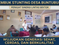 Rembuk Stunting Desa Buntubuda Perkuat Sinergi Lintas Sektor, Wujudkan Generasi Sehat, Cerdas, dan Berkualitas
