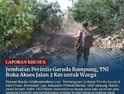 Jembatan Perintis Garuda Rampung, TNI Buka Akses Jalan 2 Km untuk Warga 