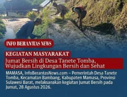 Jumat Bersih di Desa Tanete Tomba, Wujudkan Lingkungan Bersih dan Sehat